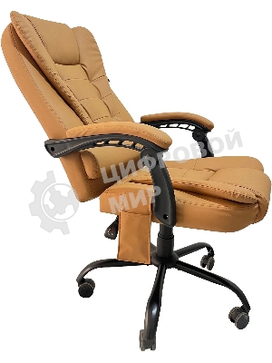 Кресло Cactus CS-CHR-OC05M-BR бежевый, экокожа, подголовник