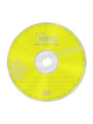 Диск DVD-R Mirex 4.7 Gb, 16x, Slim Case (1), (1/200)