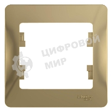 Рамка 1-м Glossa титан SchE GSL000401