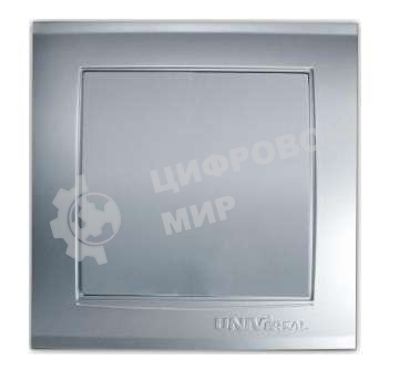 Выключатель 1-кл. СП Бриллиант 10А IP20 серебр. Universal 7949612