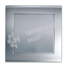 Выключатель 1-кл. СП Бриллиант 10А IP20 серебр. Universal 7949612