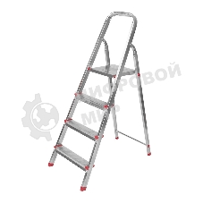 Стремянка металлическая Rexant 4 ступеньки, усиленный профиль