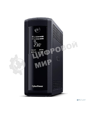 Источник бесперебойного питания UPS CyberPower VP1600ELCD Line-Interactive 1600VA/960W USB/RS-232/RJ11/45 (4 + 1 EURO)