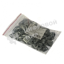 Кляймер Сибртех №3 оцинкованный с гвоздями, 100 шт.