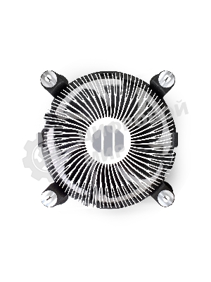 Кулер для процессора ExeGate EE97379 черный, 92 мм, алюминий, 2400 об/мин, 23 дБ, 4 pin, 65 Вт, 60 мм
