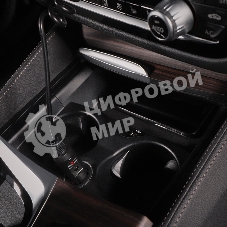 Автозарядка с индикатором Rexant (разъем 2.1х5.5) (АЗУ) шнур спираль 1.5 м