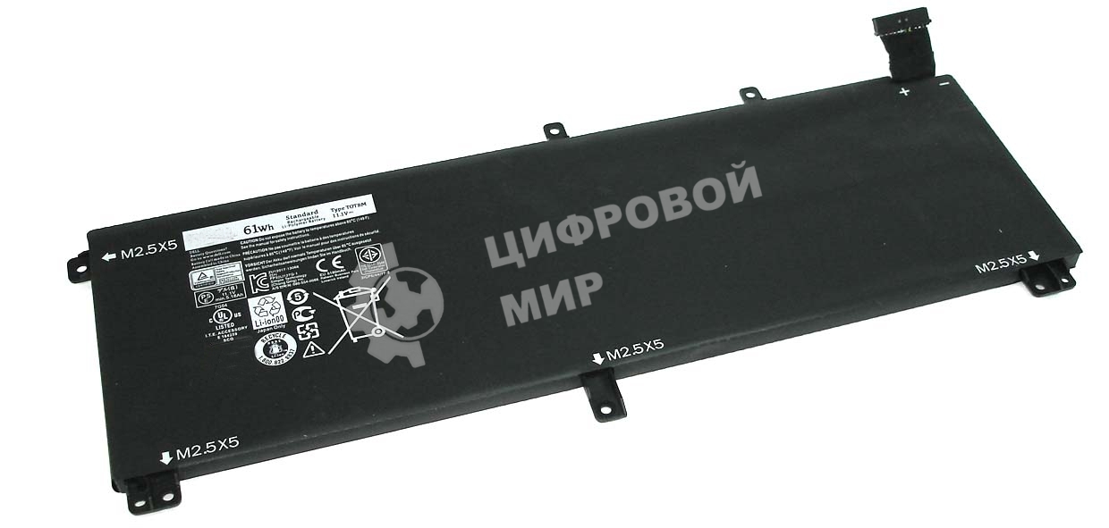 Аккумуляторная батарея для ноутбука Dell XPS 15-9530 Dell Precision M3800 61Wh TOTRM