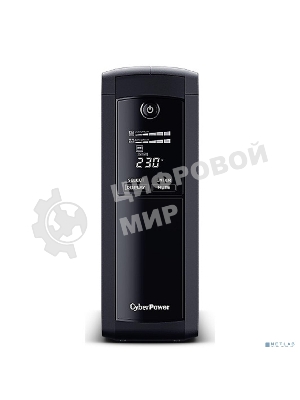 Источник бесперебойного питания UPS CyberPower VP1600ELCD Line-Interactive 1600VA/960W USB/RS-232/RJ11/45 (4 + 1 EURO)