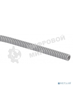 Труба гофрированная ПВХ ЭРА (серый) d 16 мм с зонд. легкая 100 м (15)