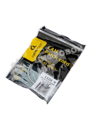 Патч-корд LSZH UTP Cablexpert PP31-0.5M cat.5e, 0.5м, литой, многожильный, серый