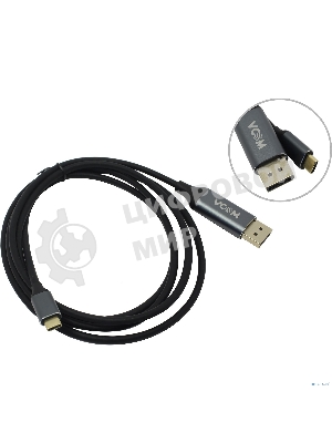 Кабель USB3.1 CM-DP 1.8M CU422MC-1.8M VCOM