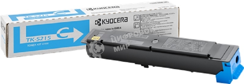 Картридж лазерный Kyocera TK-5215C (1T02R6CNL0) голубой для TASKalfa 406ci 15000 стр.