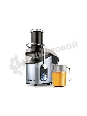 Соковыжималка Centek CT-1212 стальной/чёрный, центробежная, 1200 Вт, 1100 мл, механическое
