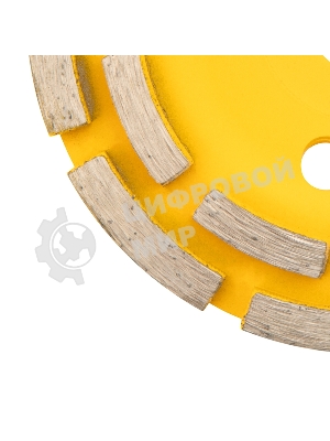 Чашка алмазная шлифовальная Kranz 2-ряд 125х22.2 мм