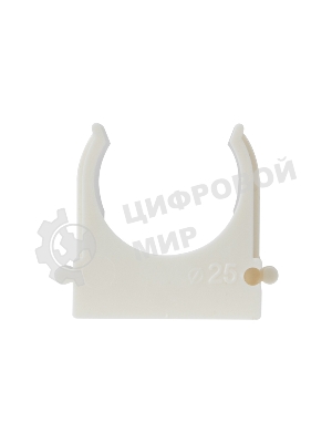 Крепеж-клипса для монтажного пистолета Rexant Ø 25 мм, белая (50 шт/уп)