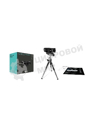 Веб-камера Logitech C922 Pro Stream 1920x1080, 30 кадр/с, USB Type-A, микрофон (2 шт, шумоподавление), автоматическая фокусировка, автоосвещение, универсальное крепление