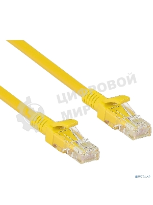 Патч-корд UTP cat.5e, 1м ExeGate желтый