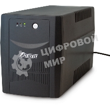 Источник бесперебойного питания PowerMan Back Pro 2000VA PLUS черный (interface+soft)