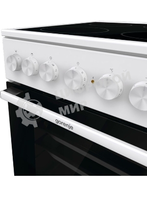 Плита электрическая Gorenje GEC5B41WG белый, конфорок 4 электрических, духовка 62 л, 50 см x 85 см x 59.4 см