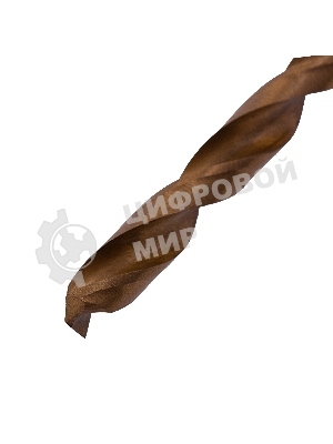 Сверло по металлу Matrix, 6,5 мм, HSS, нитридтитановое покрытие, цилиндрический хвостовик