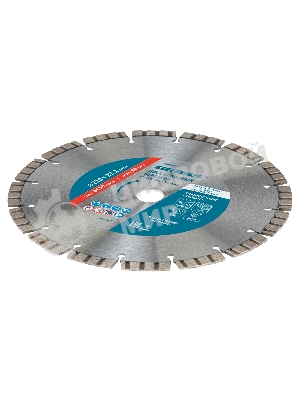 Диск алмазный Gross ф230х22,2 мм, лазерная приварка турбо-сегментов, сухое резание