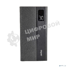 Портативный аккумулятор Perfeo Powerbank MOUNTAINS 30000 mAh/LED дисплей/PD + QC 3.0/Type-C/4 USB/Выход: 3A, max 22.5W/черный (PF_D0161)