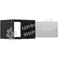 Шкаф коммутационный NTSS Lime (NTSS-WL6U5535GS-BL) настенный 6U 550x350 мм пер. дв. стекл несъемн. бок. пан. 30 кг черный 270 мм 8.4 кг 110 град. 370 мм IP20 сталь