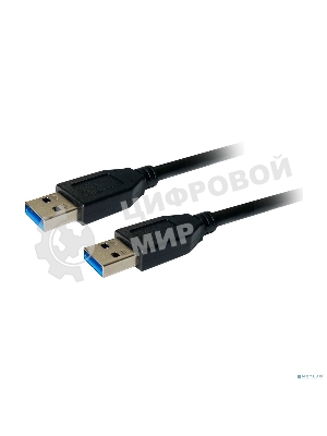 Кабель Bion удлинительный USB 3.0 AM/AM, 3 м, черный BXP-CCP-USB3-AMAM-030M