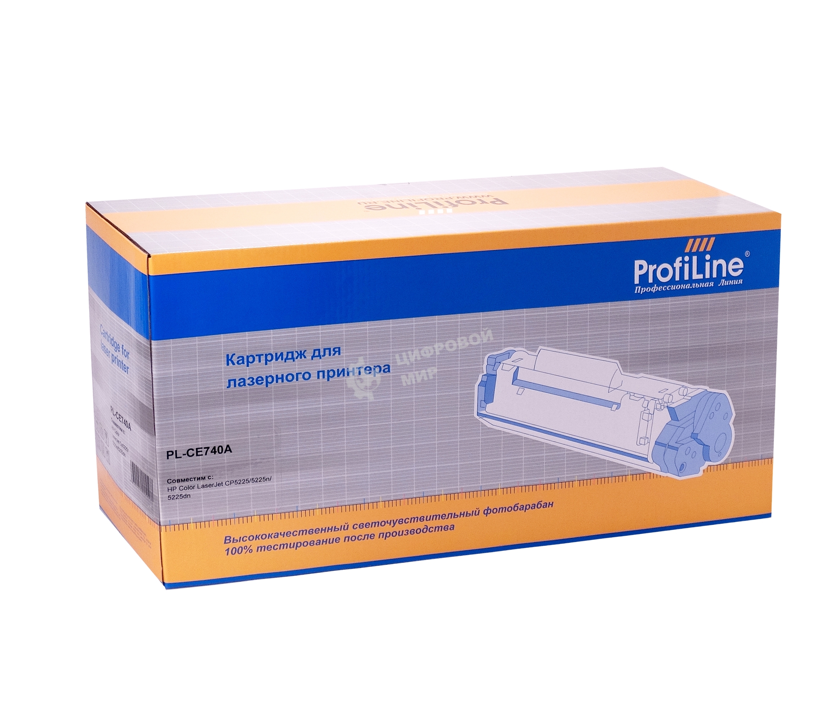 Картридж лазерный ProfiLine PL-CE740A для принтеров HP Color LaserJet CP5225/5225n/5225dn Black 7000 копий