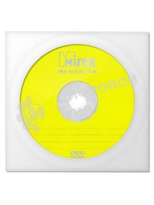 Диск DVD-R Mirex 4.7 Gb, 16x, Бум.конверт (1), (1/150/600)