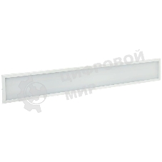 Светильник IEK LDVO3-6567-36-4000-K01 светодиодный ДВО 6567-O 36Вт 4000К 1200х180х20 опал аналог люм.свет. 2х36 накладных или в потолок Армстронг