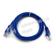 Патч-корд Buro UTP cat.5e 1.5м синий RJ-45 (m)-RJ-45 (m)
