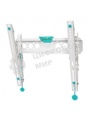 Кронштейн ONKRON TM5W/32-65'' макс 400*400 наклон +12º от стены: 35-145мм, макс вес 68,2кг, встр уровень, белый