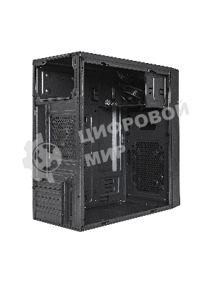 Компьютерный корпус Minitower ExeGate BAA-113-AAA350 (mATX, БП AAA350 с вент. 8см, 2*USB, аудио, черный)