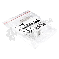 Модуль-вставка Keystone Jack RJ-45 ExeGate KJ-8P8C-U-C6A-180SH-Dual (Кат.6A, неэкранированная, 180 градусов, со шторками, IDC Krone/110)