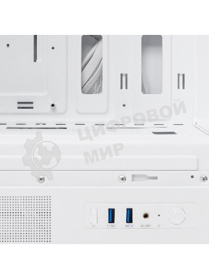 Компьютерный корпус HSPD F510, Panoramic Mid Tower, белый, TG, 0.5 SPCC, 3x120мм ARGB ATX, mATX, mITX 180/280/160мм 1x2.5