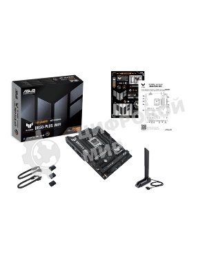 Материнская плата ASUS TUF GAMING B850-PLUS WIFI, Socket AM5, AMD B850, 4xDDR5, 4xSATA, 3xM.2, 1xPCIe 5.0 x16, 1xPCIe 4.0 x16, 2xPCIe 4.0 x1, 1xHDMI, 1xDP, 1x 2.5Gb LAN, Wi-Fi 7, 3xUSB-A 10Gbps, 4xUSB-A 5Gbps, 1xUSB-C 20Gbps, 2xUSB-A 2.0, 5x3.5 мм, 7.1, ATX
