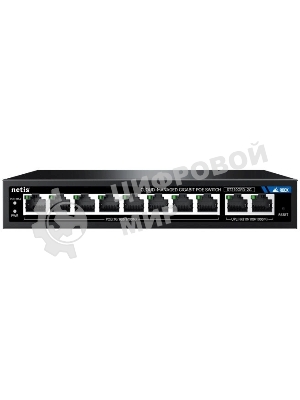 Коммутатор Netis ST210GPD-2G (L2) 10x1 Гбит/с 8PoE 117W настраиваемый