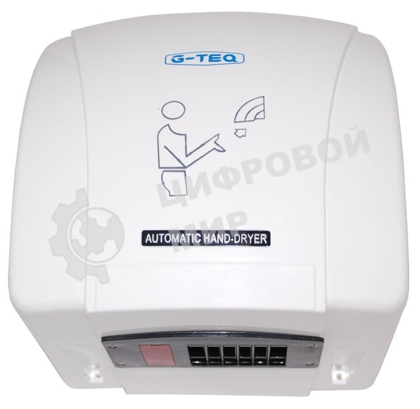 Сушилка для рук G-TEQ 8851 PW 1500Вт 16м/сек пластик белый