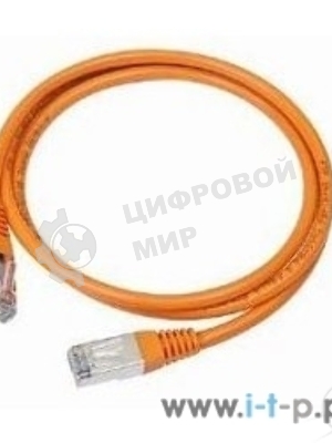 Патч-корд UTP Cablexpert PP12-0.5M/O cat.5e, 0.5м, литой, многожильный, оранжевый
