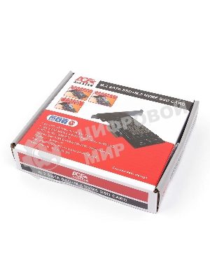Адаптер AgeStar AS-MC02 PCI-E для M.2 SATA SSD+M.2 NVME SSD Card