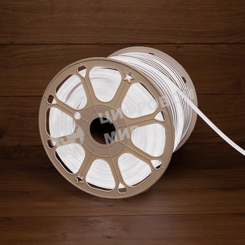 Гибкий неон Neon-night LED SMD 8х16 мм, белый, 120 LED/м,