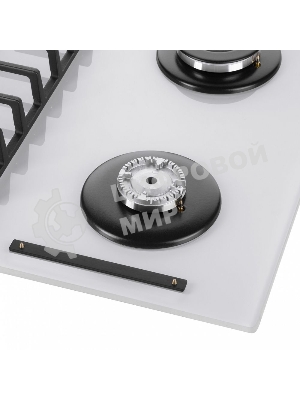 Газовая варочная панель Maunfeld EGHG.64.6CW/G, 4 конфорки, закаленное стекло, белый