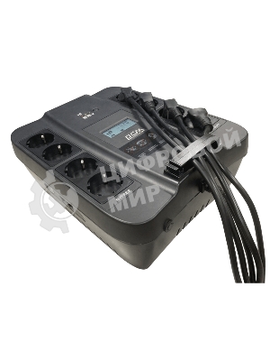 Источник бесперебойного питания Powercom Spider SPD-750U USB LCD 450Вт 750ВА черный