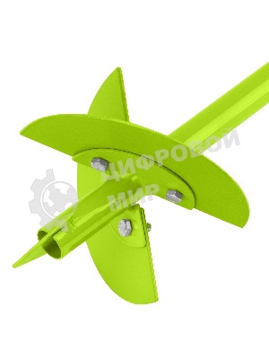 Бур лопастной со сменными ножами Сибртех, 1000 мм, диаметр 150 мм, 200 мм