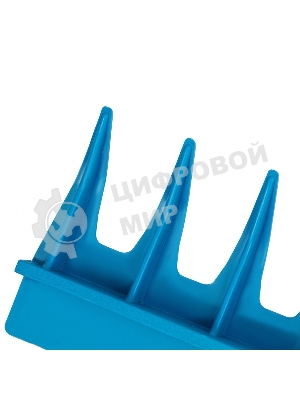 Грабли пластиковые Palisad LUXE 430 мм, 13 прямых зубьев, усиленные, металлический черенок