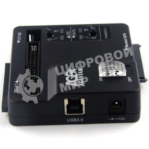 Док-станция для HDD/SSD AGESTAR 3FBCP, черный