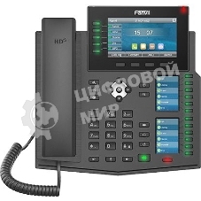 Телефон IP Fanvil X6U черный