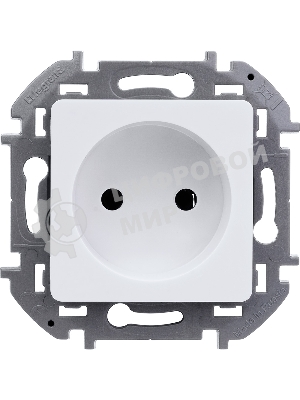 Розетка 2К 16А 250 В белый