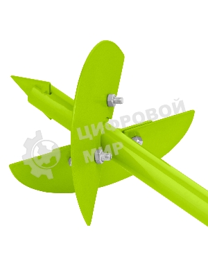 Бур лопастной со сменными ножами Сибртех, 1000 мм, диаметр 150 мм, 200 мм